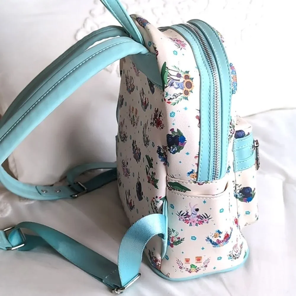 Disney Loungefly Princess Companions Mini Floral Backpack